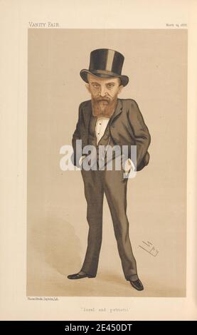 Leslie Matthew 'Spy' Ward, 1851–1922, British, politiciens - Vanity Fair. « loyal et patriotique ». M. Thomas Wallace Russell. 24 1888 mars 1888. Chromolithographe. Banque D'Images