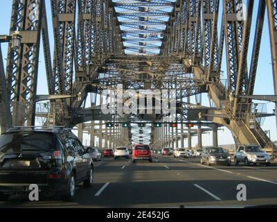 Pont du port de Sydney du point de vue des pilotes Banque D'Images