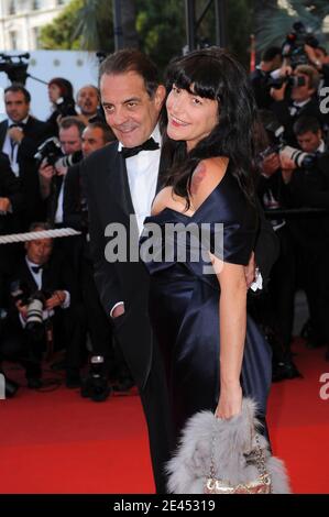 LIO et Jean-François Lepetit arrivent à la projection de "recherche d'Eric" lors du 62e Festival de Cannes au Palais des Festivals de Cannes, France, le 18 mai 2009. Photo de Nebinger-Orban/ABACAPRESS.COM Banque D'Images