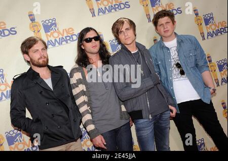 Kings of Leon assiste au 18e Prix annuel du film MTV qui a eu lieu au Gibson Amphitheatre à Los Angeles, CA, USA le 31 mai 2009. Photo de Lionel Hahn/ABACAPRESS.COM Banque D'Images