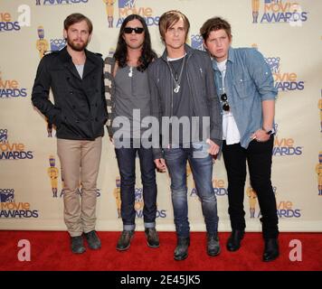 Kings of Leon assiste au 18e Prix annuel du film MTV qui a eu lieu au Gibson Amphitheatre à Los Angeles, CA, USA le 31 mai 2009. Photo de Lionel Hahn/ABACAPRESS.COM Banque D'Images