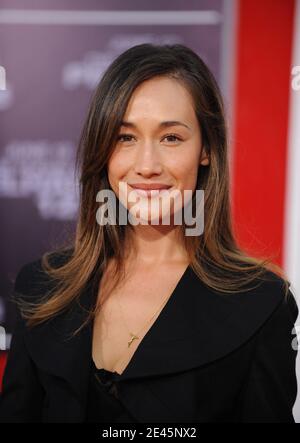 'aggie Q participe à la première de ''The Tung of Pelham 1 2 3'' qui s'est tenue au Mann Village Theatre de Westwood, Los Angeles, CA, USA le 4 juin 2009. Photo de Lionel Hahn/ABACAPRESS.COM' Banque D'Images