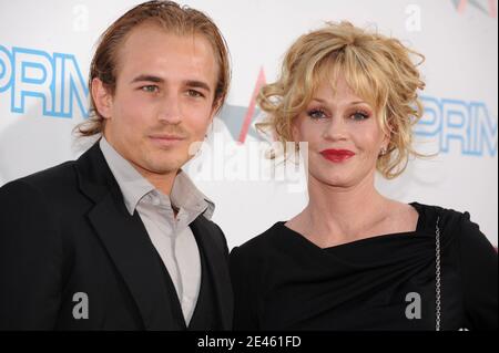 Jesse Johnson et Melanie Griffith assistent au 37e prix de réalisation de la vie de l'AFI : hommage à Michael Douglas, qui s'est tenu aux studios Sony de Culver City à Los Angeles, CA, États-Unis le 11 juin 2009. Photo de Lionel Hahn/ABACAPRESS.COM Banque D'Images