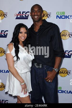 Kobe Bryant et sa femme Vanessa Bryant arrivent pour le championnat NBA DE LA Lakers 2009, à Los Angeles, en Californie, aux États-Unis, le 18 juin 2009. Photo de Lionel Hahn/ABACAPRESS.COM Banque D'Images