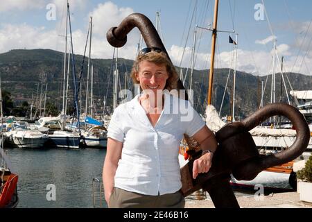 La navigation française Catherine Chabaud lors du 4e Festival des cours d'ERE a Saint Jean-Cap-Ferrat, France, le 6 juin 2009. Photo Serge Poirot/ABACAPRESS.COM Banque D'Images