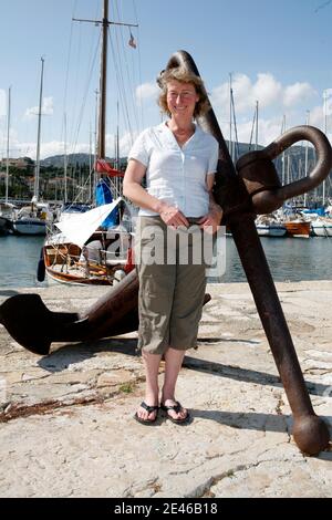 La navigation française Catherine Chabaud lors du 4e Festival des cours d'ERE a Saint Jean-Cap-Ferrat, France, le 6 juin 2009. Photo Serge Poirot/ABACAPRESS.COM Banque D'Images