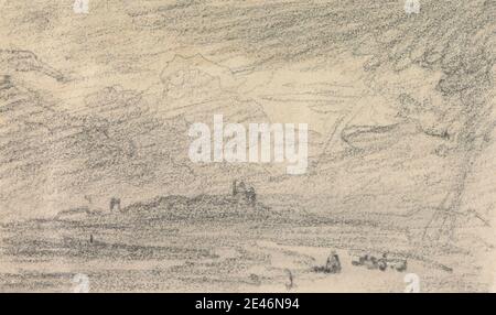 John Varley, 1778–1842, British, d'un album de Sixty-One topographique Sketches. Graphite. Domaine public Banque D'Images