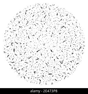 Texture circulaire granuleuse Illustration de Vecteur