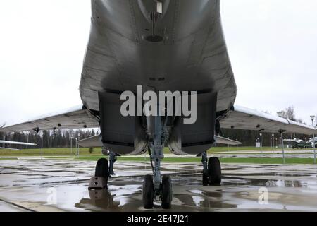 Détails du combattant multirôle soviétique de quatrième génération Fulcrum, Russie Banque D'Images