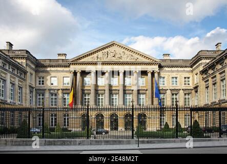 Parlement fédéral belge à Bruxelles. Belgique Banque D'Images