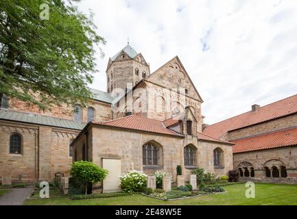 Cour monastère, cathédrale Saint-Pierre, Osnabrück Banque D'Images