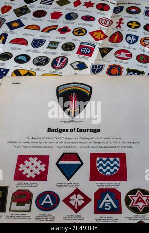 Insigne D'Épaule 101ème Division Aéroportée US - Reproduction Historique - Pour Collection, Costume, Reconstitution
