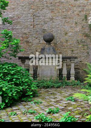 Musée de l'artisanat souabe, maison de maître de fontaine, cour d'artisanat, cour historique de l'artisanat, brique, bâtiment de brique, monument du patrimoine mondial, fortification, vieille ville historique, historique, vieille ville, monument, site de monument, protection de monument, classé, vue, vue historique, musée Banque D'Images