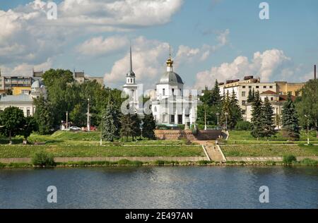 Église de Résurrection du Christ (église de Voskresenskaya) à Tver. Russie Banque D'Images