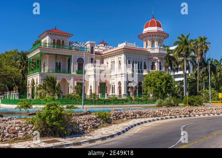 Cuba, Cienfuegos, Palacio del Valle Banque D'Images