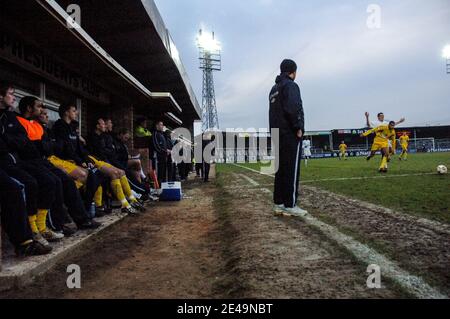 11/02/2006 Hereford United 1 Halifax Town 0, rue Edgar. Conférence. Banque D'Images