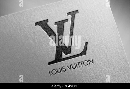 Logo de Louis Vuitton photo éditorial. Image du noir - 17109686