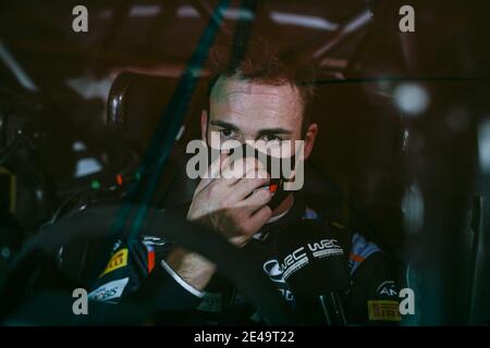 SORDO Dani (ESP), HYUNDAI I20 Coupeé WRC, portrait lors du Championnat du monde de voitures WRC 2021, rallye Monte Carlo du 20 au 24 janvier 2021 à Monaco - photo François Flamand / DPPI / LiveMedia Banque D'Images