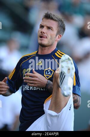 David Beckham retourne à la Galaxy pour son premier match à domicile de la saison contre l'AC Milan. Home Depot Center, Los Angeles, CA, États-Unis, le 19 juillet 2009. Photo de Lionel Hahn/AABACAPRESS.COM Banque D'Images