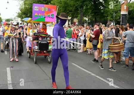 Vienne, Autriche. 15 juin 2019. Rainbow Parade 2019, EuroPride à Vienne. Banque D'Images