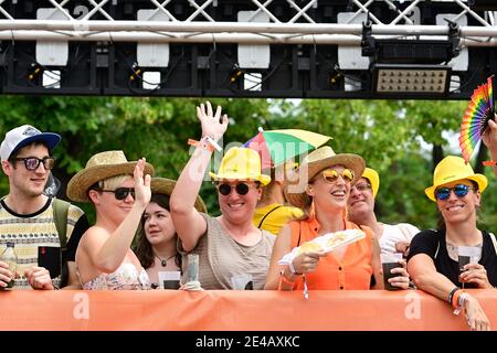 Vienne, Autriche. 15 juin 2019. Rainbow Parade 2019, EuroPride à Vienne. Banque D'Images