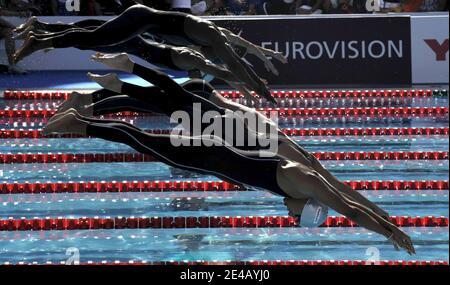 Atmosphère pendant les 13ème Championnats du monde de natation 'FINA', à Rome, Italie, le 31 juillet 2009. Photo de Christophe Guibbbaud/ABACAPRESS.COM Banque D'Images