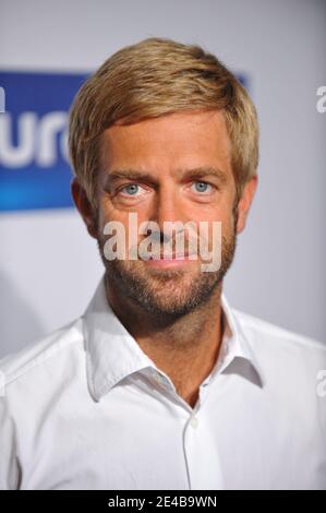 Alexandre Delperier assiste à la conférence de presse annuelle de Europe 1 à Paris, France, le 31 août 2009. Photo de Nicolas Gouhier/ABACAPRESS.COM Banque D'Images