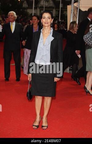 Hiam Abbass pose au Centre International de Deauville avant la projection de "la proposition" lors du 35ème Festival du film américain à Deauville, Normandie, France, le 12 septembre 2009. Photo de Denis Guignebourg/ABACAPRESS.COM Banque D'Images