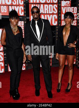 Les combs ''Diddy' arrivent aux MTV Video Music Awards 2009 qui se sont tenus au radio City Music Hall de New York, New York, Etats-Unis, le 13 septembre 2009. Photo de Lionel Hahn/ABACAPRESS.COM (photo : Sean 'Diddy' Combs)' Banque D'Images