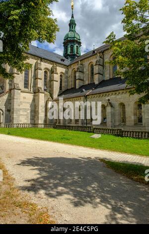 Abbaye cistercienne Monastère d'Ebrach, quartier de Bamberg, haute-Franconie, Franconie, Bavière, Allemagne Banque D'Images