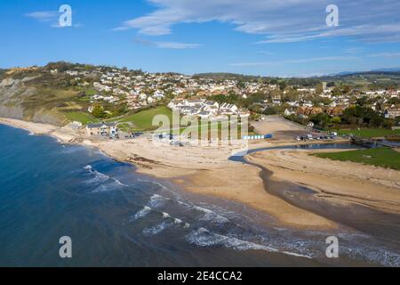 Plage de Charmouth à Dorset, Angleterre Banque D'Images