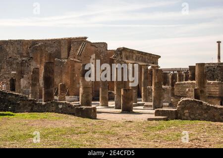 Site archéologique de Pompéi Banque D'Images