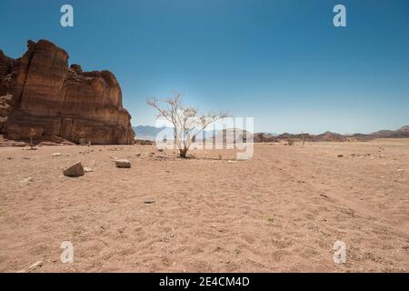 Moyen-Orient, Israël, désert du Néguev, Parc Timna, piliers de Salomon Banque D'Images