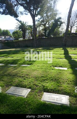 Glendale, Californie, États-Unis 18 janvier 2021 UNE vue générale de l'atmosphère de la tombe de l'actrice Olive Borden au Forest Lawn Memorial Park le 18 janvier 2021 à Glendale, Californie, États-Unis. Photo par Barry King/Alay stock photo Banque D'Images