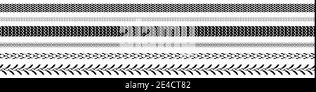 Bande de roulement ou chenilles isolées sur fond blanc. Bande de roulement de pneu de roue. Illustration vectorielle. Illustration de Vecteur
