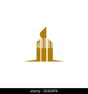 Immobilier , Immobilier Logo design Illustration de Vecteur