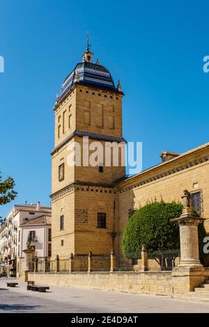 Hôpital de Santiago par l'architecte Andres de Vandelvira, Ubeda, site du patrimoine mondial de l'UNESCO. Province de Jaen, Andalousie, sud de l'Espagne Europe Banque D'Images