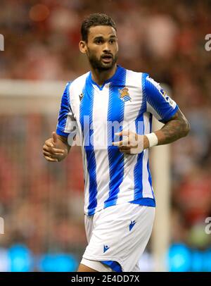 Photo du dossier datée du 26-07-2019 de Willian Jose, Real Sociedad. Date de publication : samedi 23 janvier 2021. Banque D'Images