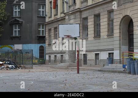 La vie quotidienne à Zagreb, Croatie Banque D'Images