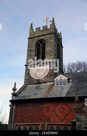 Église paroissiale de St Michael's et de All Angels. Houle. N° Preston. Lancashire. Banque D'Images