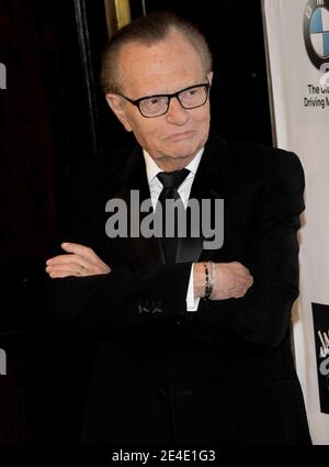 **PHOTO DE FICHIER** Larry King est décédé à 87. New York, NY- octobre 7: Larry King participe au Gala de la Friars Foundation en l'honneur de Robert de Niro et Carlos Slim au Waldorf-Astoria le 7 octobre 2014 à New York. Crédit: John Palmer/MediaPunch crédit: MediaPunch Inc/Alamy Live News Banque D'Images