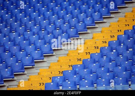 Rome, Italie. 23 janvier 2021. ROME, Italie - 23.01.2021: STAND SANS AUDIENCE DANS la série talienne UN match de football de la ligue 2020-2021 entre AS ROMA vs SPEZIA, au stade olympique de Rome. Crédit : Agence photo indépendante/Alamy Live News Banque D'Images