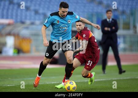 Rome, Italie. 23 janvier 2021. ROME, Italie - 23.01.2021: MARCHIZZA en action pendant la série italienne UN match de football de la ligue 2020-2021 entre AS ROMA vs SPEZIA, au stade olympique de Rome. Crédit : Agence photo indépendante/Alamy Live News Banque D'Images