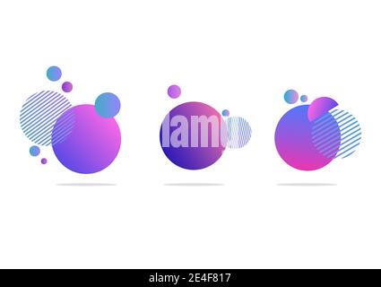 Ensemble de badges abstraits, d'icônes ou de formes Illustration de Vecteur