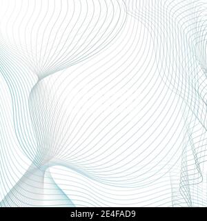 Bleu clair, courbes grises, motif vagues. Lignes ondulées vectorielles. Arrière-plan abstrait. Modèle industriel techno. Son, ondes radio. Concept d'énergie. EPS10 Illustration de Vecteur