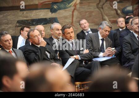 François Sarkozy, frère du Président français, a été vu lors du 4ème Conseil stratégique des industries de la santé (Conseil stratégique des industries de la Sante) à l'Elysée Palace à Paris, France, le 26 octobre 2009. Photo de Mousse/ABACAPRESS.COM Banque D'Images