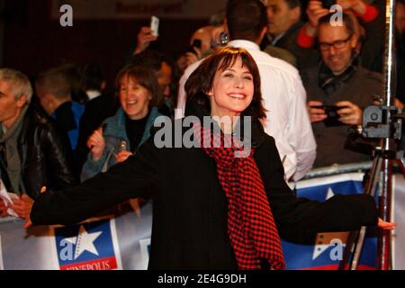 L'actrice française Sophie Marceau lors de la présentation de son dernier film 'l'Homme de Chevet' au cinéma Kinepolis de Lomme, au nord de la France, le 2 novembre 2009. Photo de Mikael Libert/ABACAPRESS.COM Banque D'Images