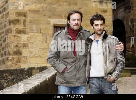 Anthony Delon et Nicolas Cazale ont présenté le prochain film Mensch lors du Festival du film de Sarlat 2009 à Sarlat, dans le sud-ouest de la France, le 12 novembre 2009. Photo de Patrick Bernard/ABACAPRESS.COM Banque D'Images