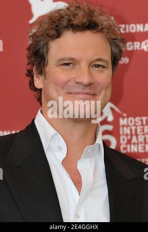 L'acteur Colin Firth assiste au photocall 'UN seul homme' au Sala Grande lors du 66e Festival du film de Venise le 11 septembre 2009 à Venise, en Italie. Photo de Nicolas Genin/ABACAPRESS.COM Banque D'Images