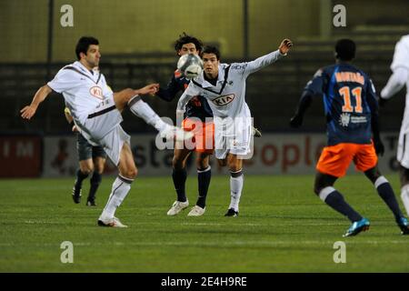 Yoann Gourbrassard de Bordeaux lors du match de football de la première Ligue française, Montpellier contre Girondins de Bordeaux à Montpellier, France, le 16 décembre 2009. Bordeaux a gagné 1-0. Photo de Henri Szwarc/ABACAPRESS.COM Banque D'Images